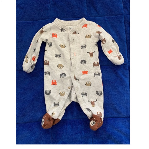 Footie Pj’s (Buttons) - Picture 3 of 3